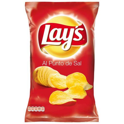 Patatas chips lay's al punto de sal