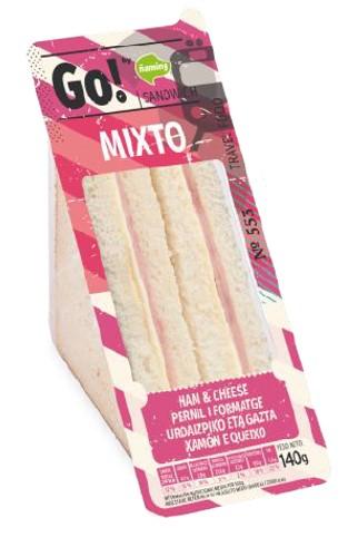 Ñaming go! sandwich mixto