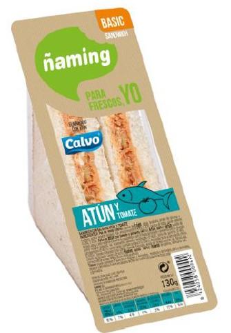 Ñaming go! sandwich atÚn tomate