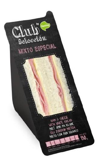 Ñaming sandwich club mixto especial