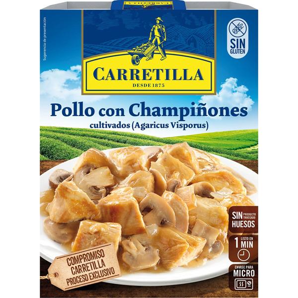 Pollo con champiÑones