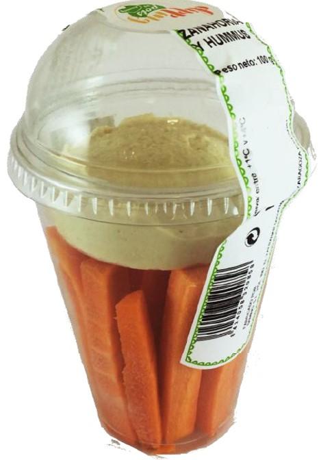 Humus con zanahoria