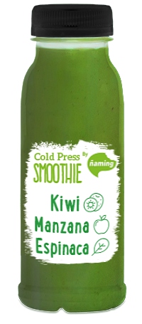 Smoothie kiwi manzana y espinacas 200 ml