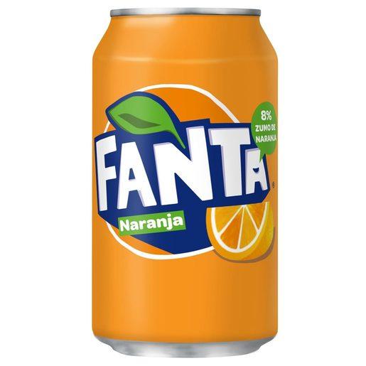 Fanta naranja lata