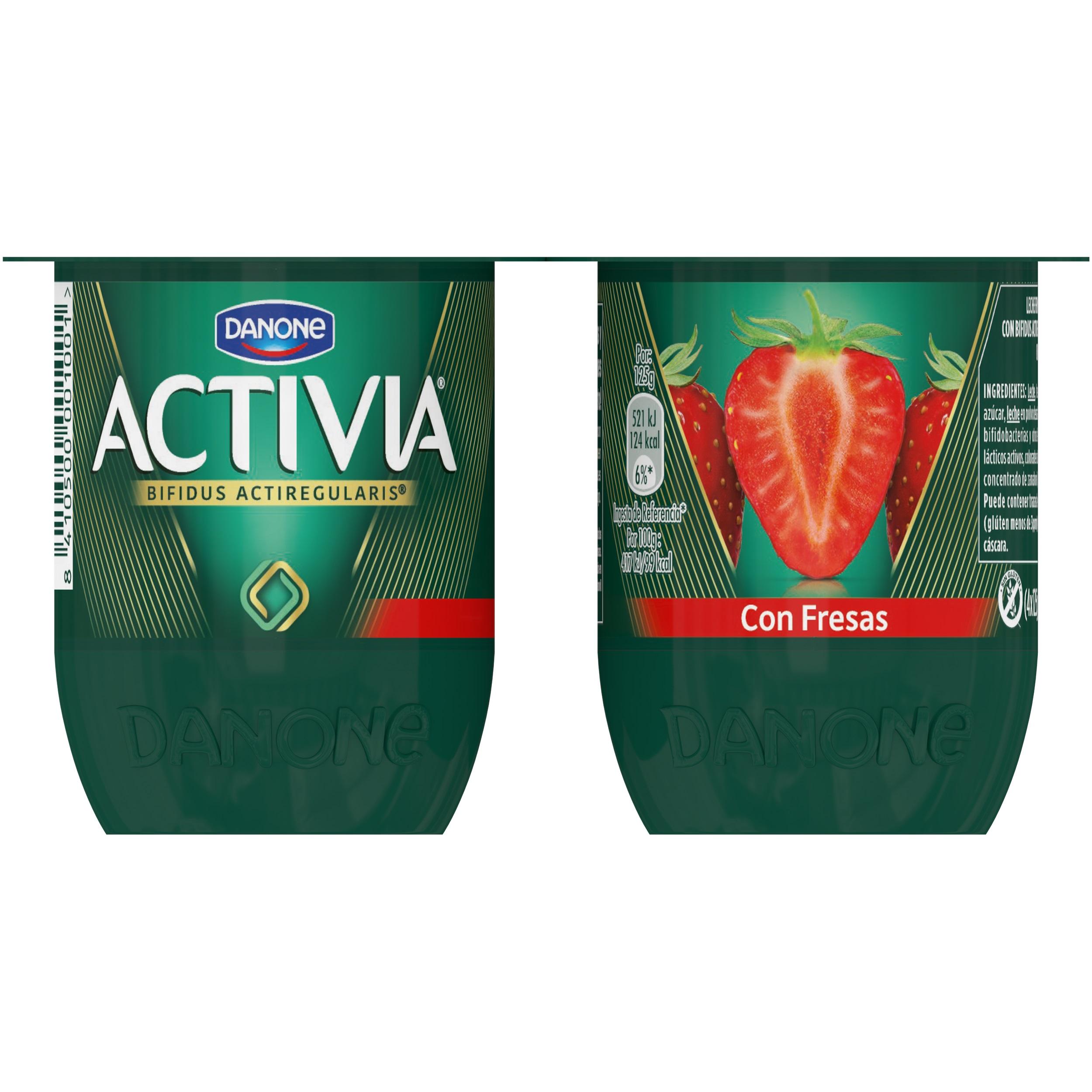 Yogur activia fresa