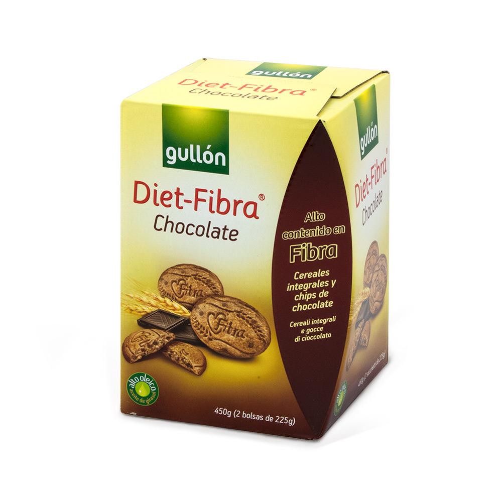 Galleta diet fibra chocolate